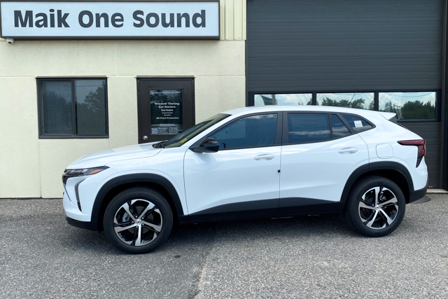 Chevrolet 2024 Trax with professional window tint in North Bay